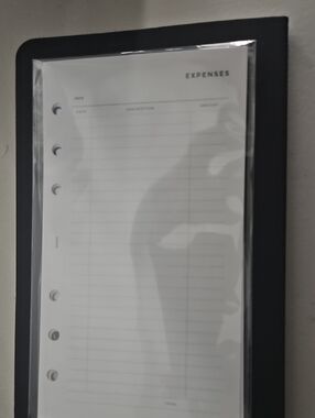 8Lotus Planner Agenda Inserts MM Personal - Expenses